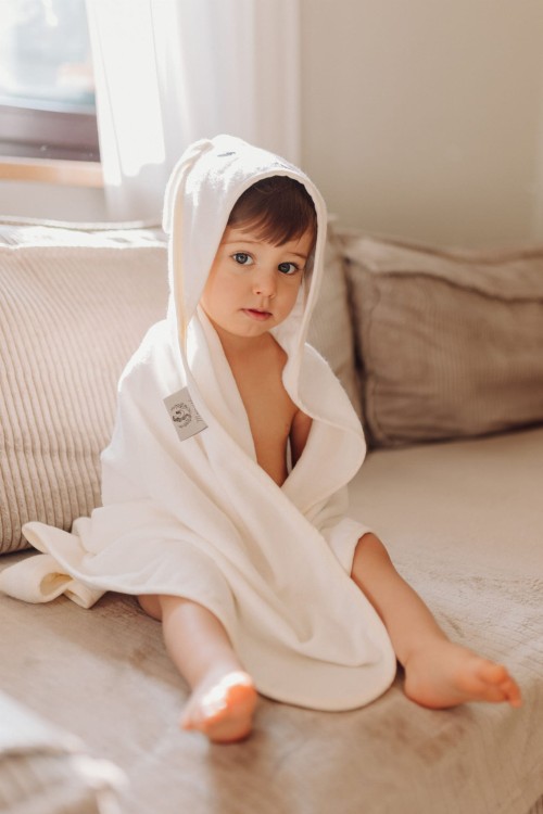 Mamushie ręcznik bambusowy Królicze ecru