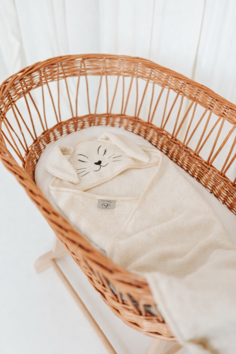 Mamushie ręcznik bambusowy Królicze ecru